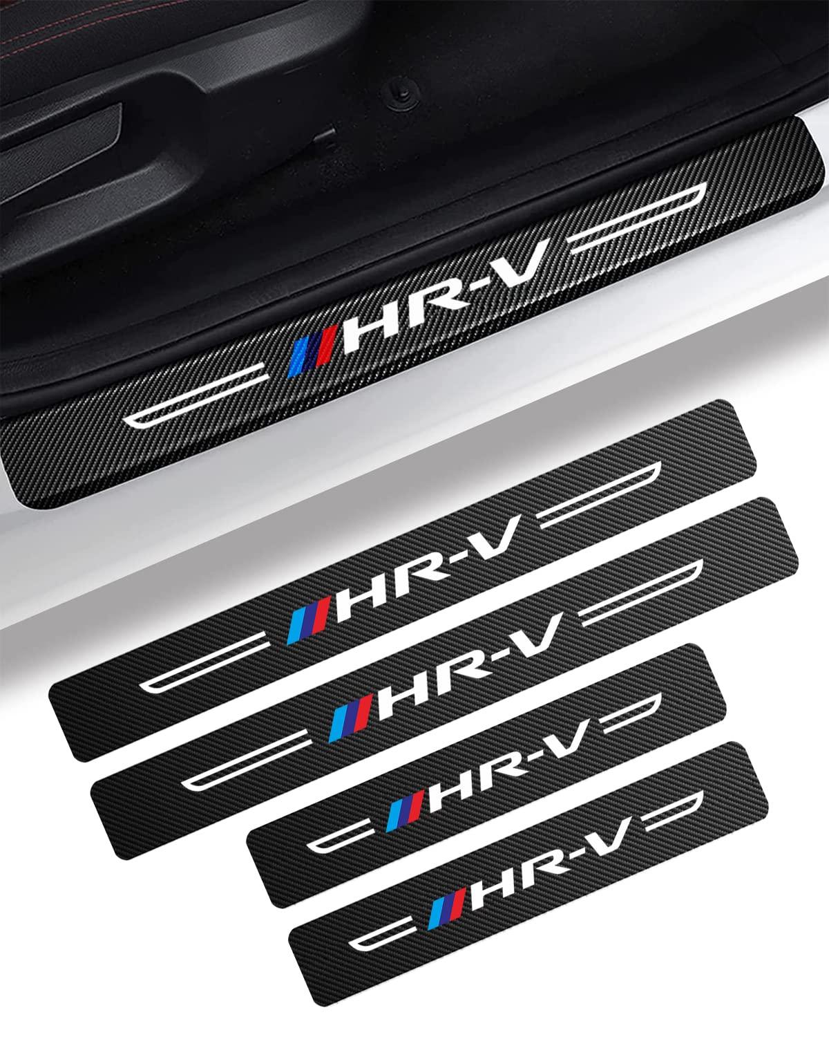 DOOR SILL AREA PROTECTION CARBON FIBER STICKER FOR HONDA HRV - ndestore.com