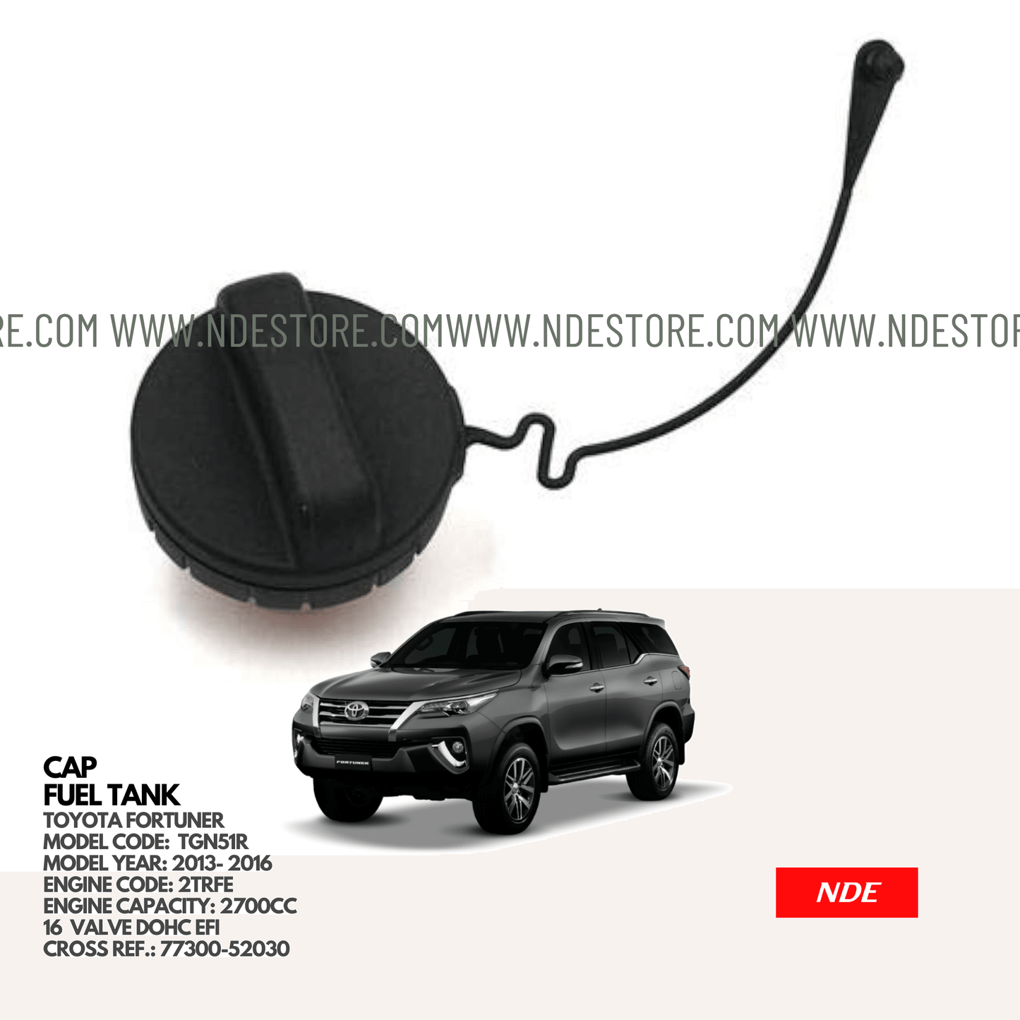 FUEL TANK CAP FOR TOYOTA FORTUNER - ndestore.com