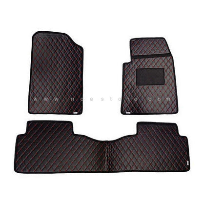 FLOOR MAT PREMIUM QUALITY FLAT 7D STYLE FOR HONDA FIT (2013-2018) - ndestore.com