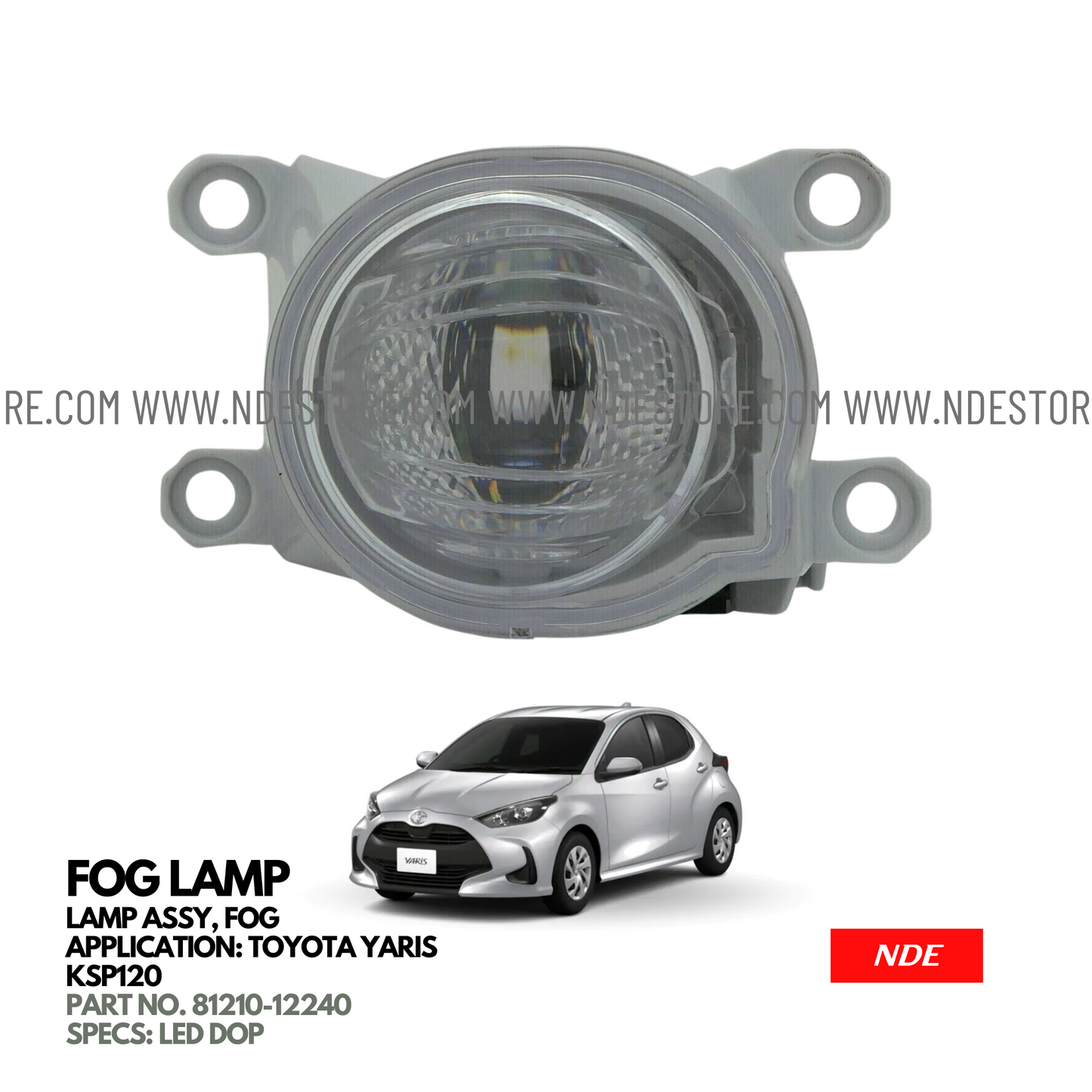 FOG LAMP ASSY FOR TOYOTA YARIS KSP210 JDM (2020-2024)