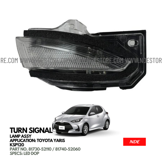 LAMP ASSY, SIDE TURN SIGNAL FOR TOYOTA YARIS KSP210 JDM (2020-2024) - ndestore.com