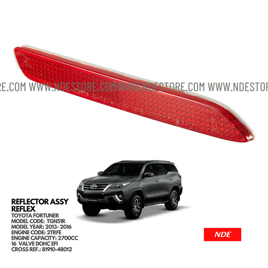 REFLECTOR ASSY, REFLEX FOR TOYOTA FORTUNER