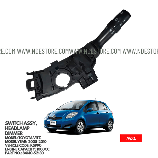 SWITCH ASSY, HEADLAMP DIMMER FOR TOYOTA VITZ KSP90 (2005-2010) - ndestore.com