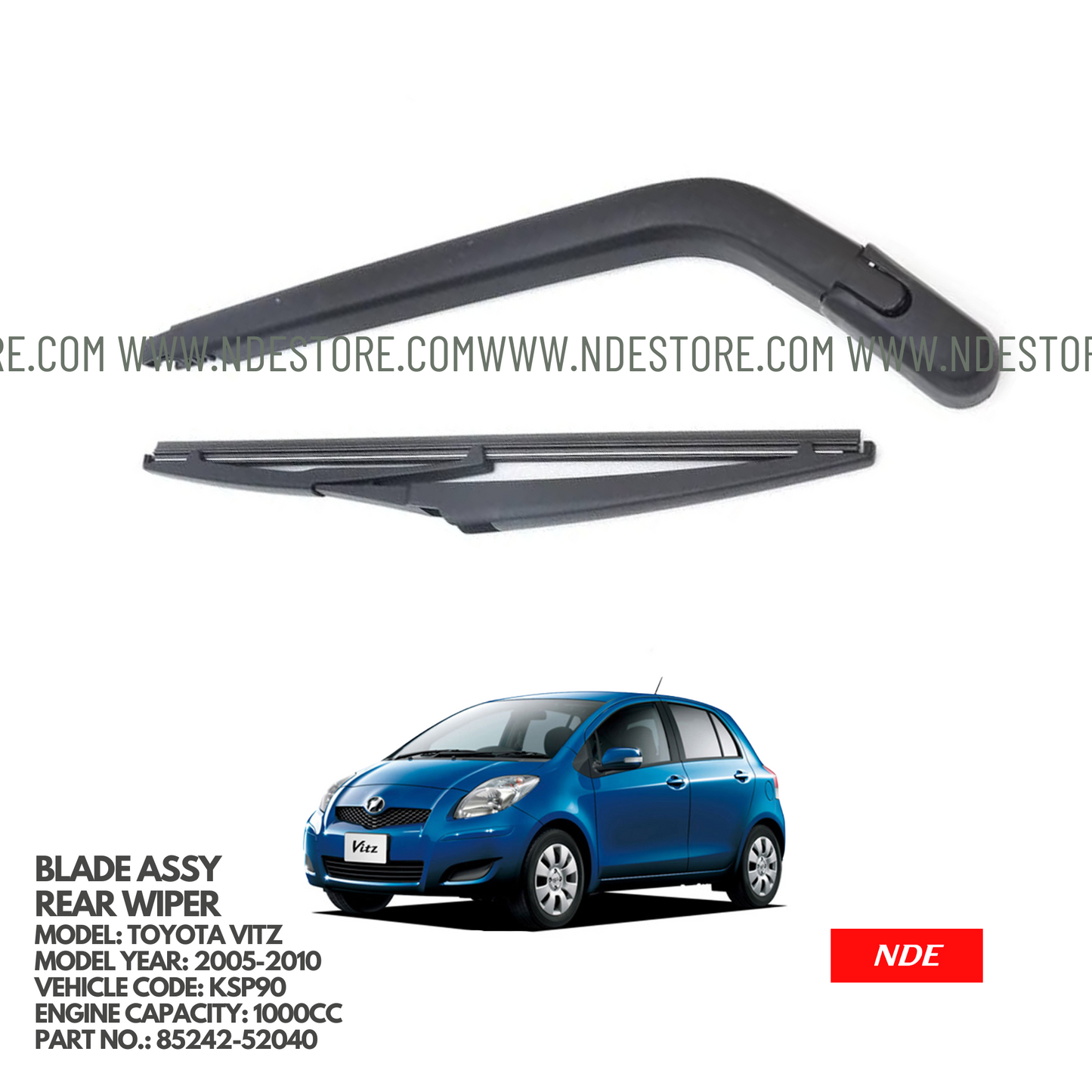 BLADE ASSY, REAR WIPER FOR TOYOTA VITZ KSP90 (2005-2010)