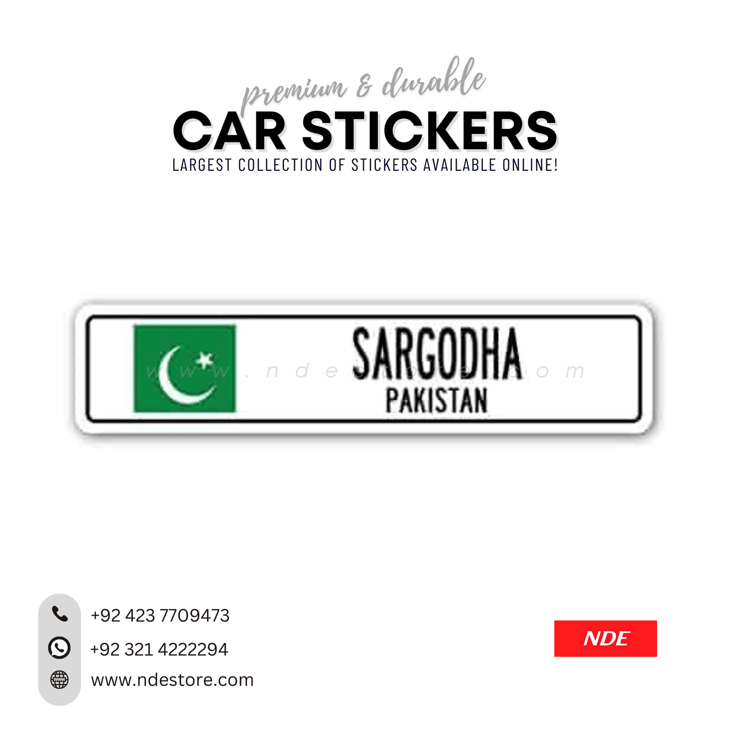 STICKER, PAKISTAN CITY (SKU: 3206)