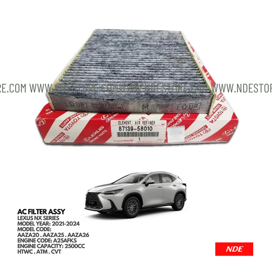 CABIN AC FILTER FOR LEXUS NX250