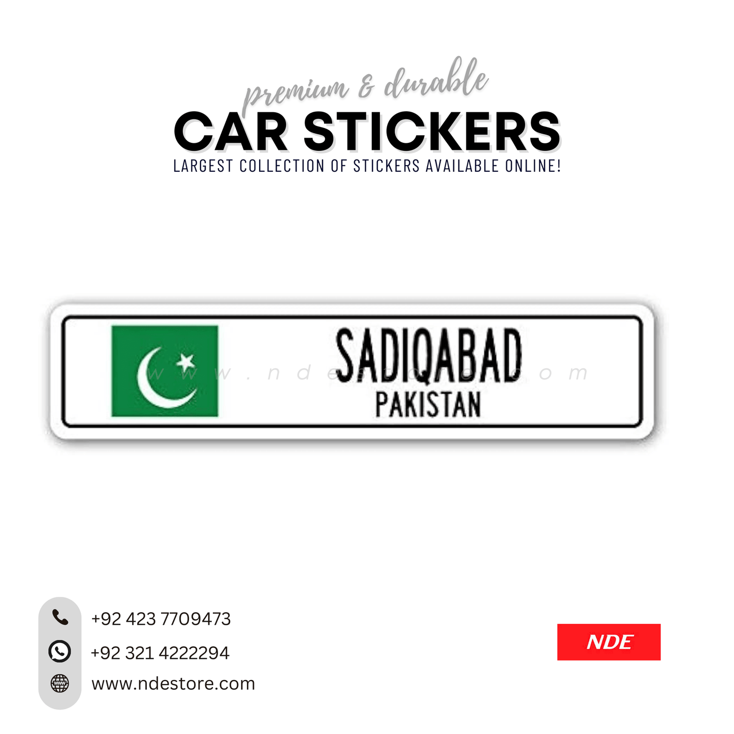 STICKER, PAKISTAN CITY (SKU: 3206)