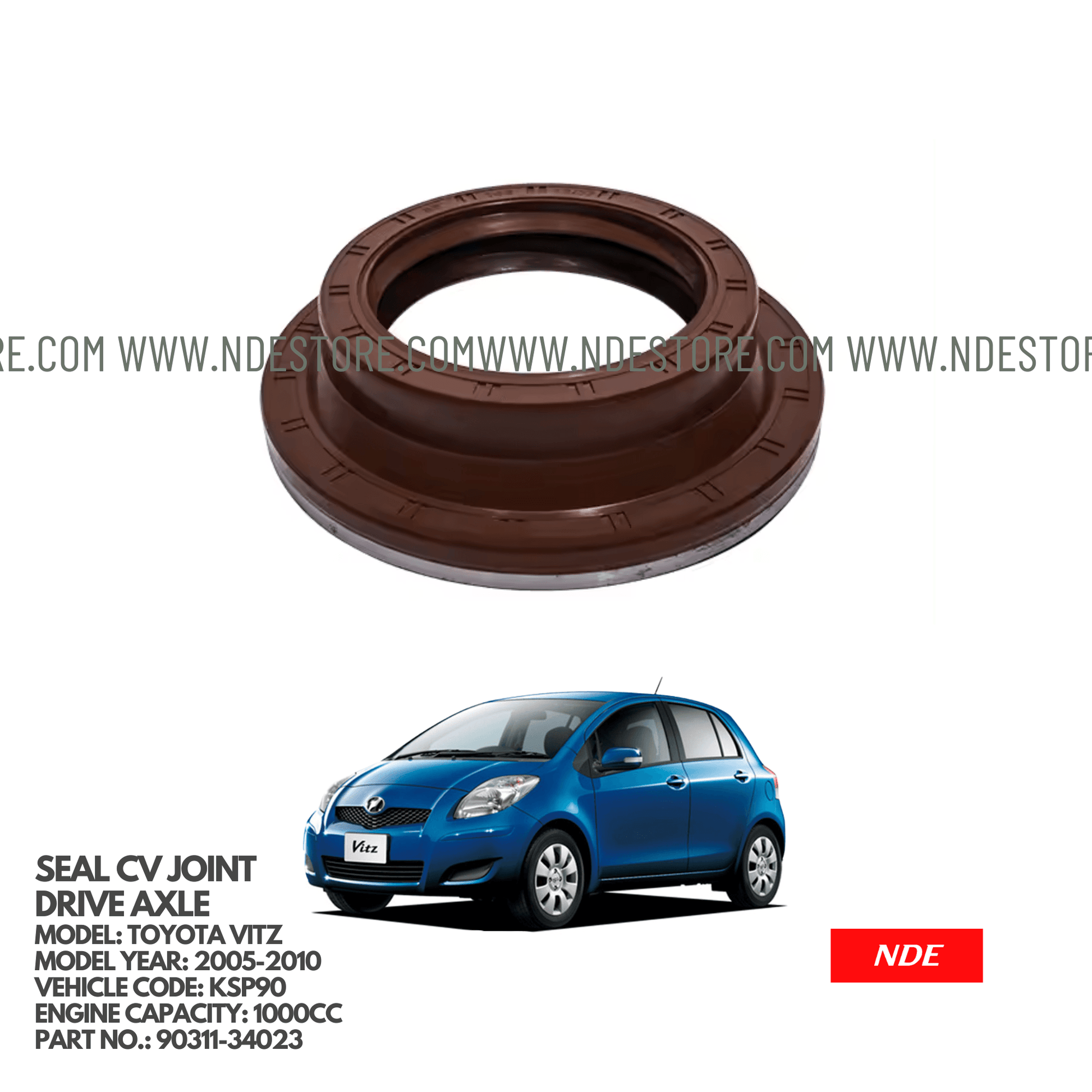 OIL SEAL, FRONT DRIVE SHAFT FOR TOYOTA VITZ KSP90 (2005-2010) - ndestore.com