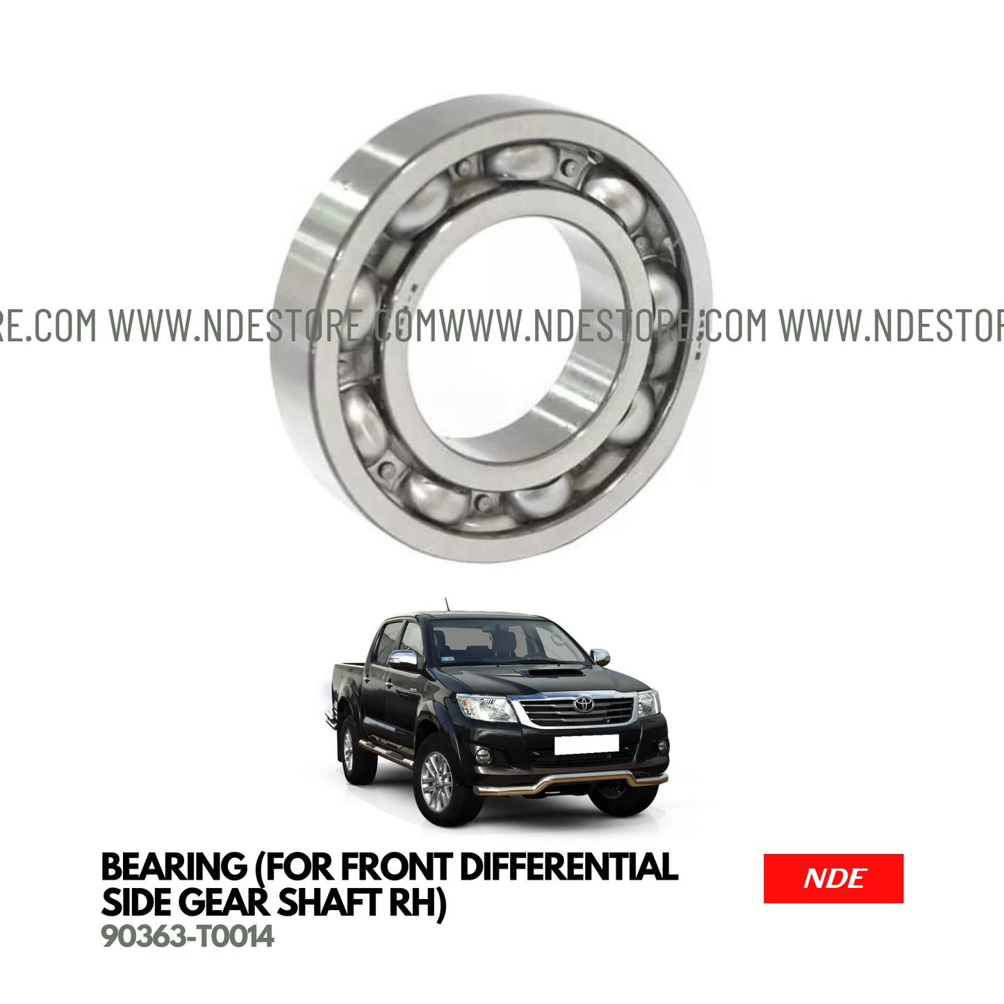 BEARING FRONT DIFFERENTIAL SIDE GEAR SHAFT RIGHT FOR TOYOTA HILUX - ndestore.com