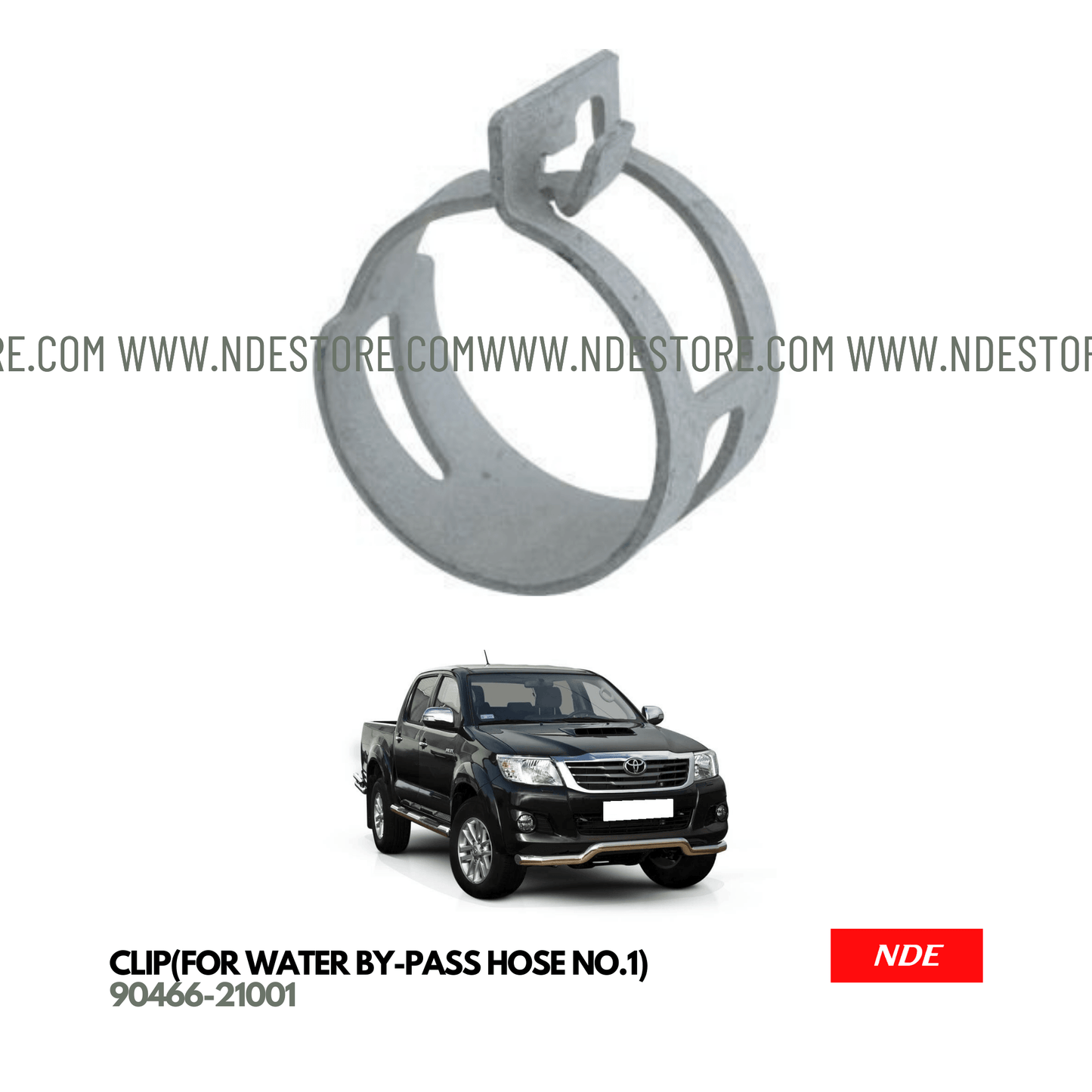 CLIP FOR WATER BY PASS HOSE NO 1 FOR TOYOTA HILUX - ndestore.com