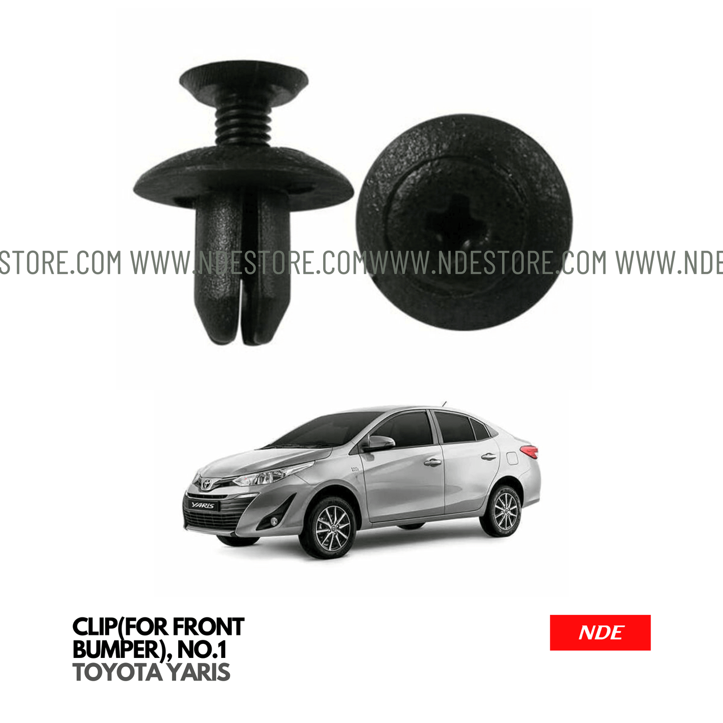 CLIP FRONT BUMPER NO 1 FOR TOYOTA YARIS - ndestore.com