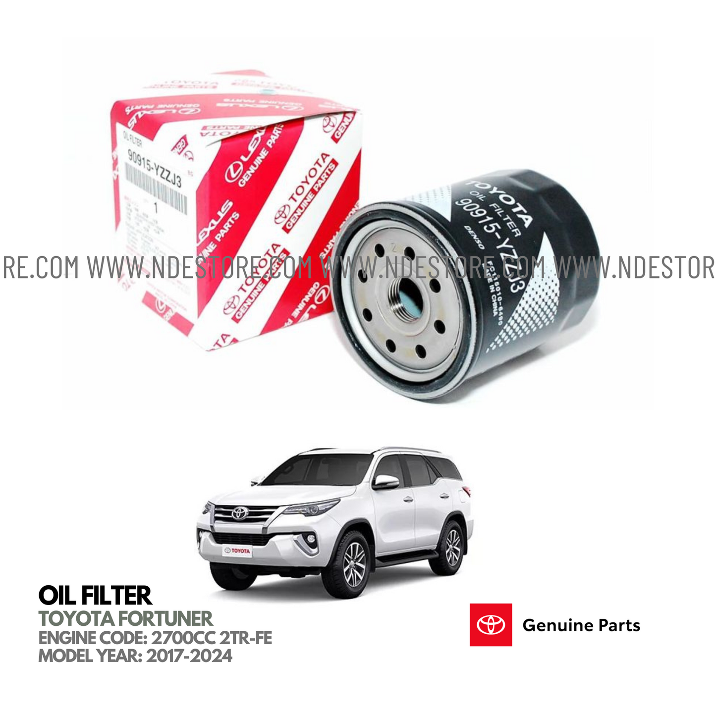 OIL FILTER ASSY FOR TOYOTA FORTUNER (2016-2024)