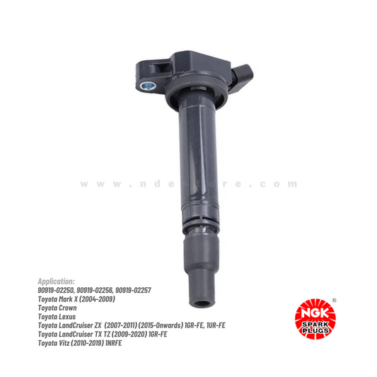 IGNITION COIL NGK PART NO 90919-02250, 90919-02256, 90919-02257