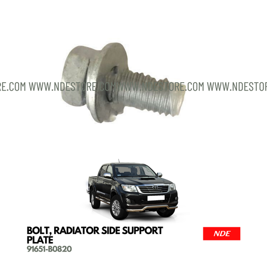 BOLT RADIATOR SIDE SUPPORT PLATE FOR TOYOTA HILUX - ndestore.com