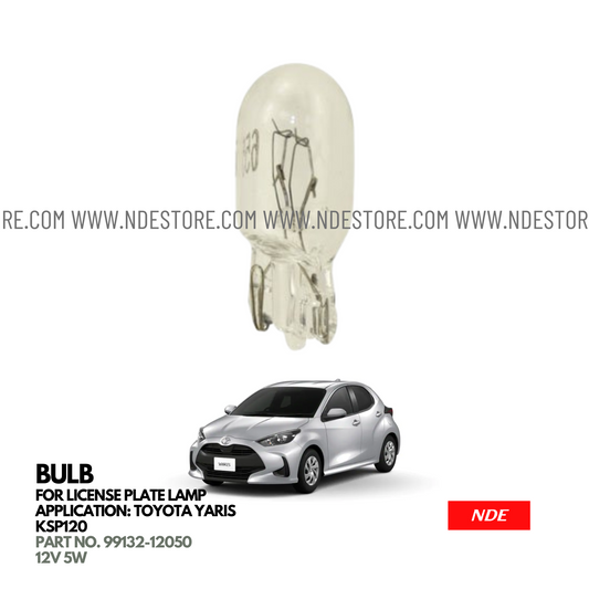 BULB LICENSE PLATE LAMP FOR TOYOTA YARIS KSP210 JDM (2020-2024) - ndestore.com