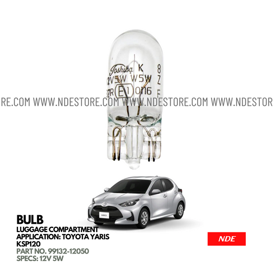 BULB LUGGAGE COMPARTMENT LAMP FOR TOYOTA YARIS KSP210 JDM (2020-2024) - ndestore.com