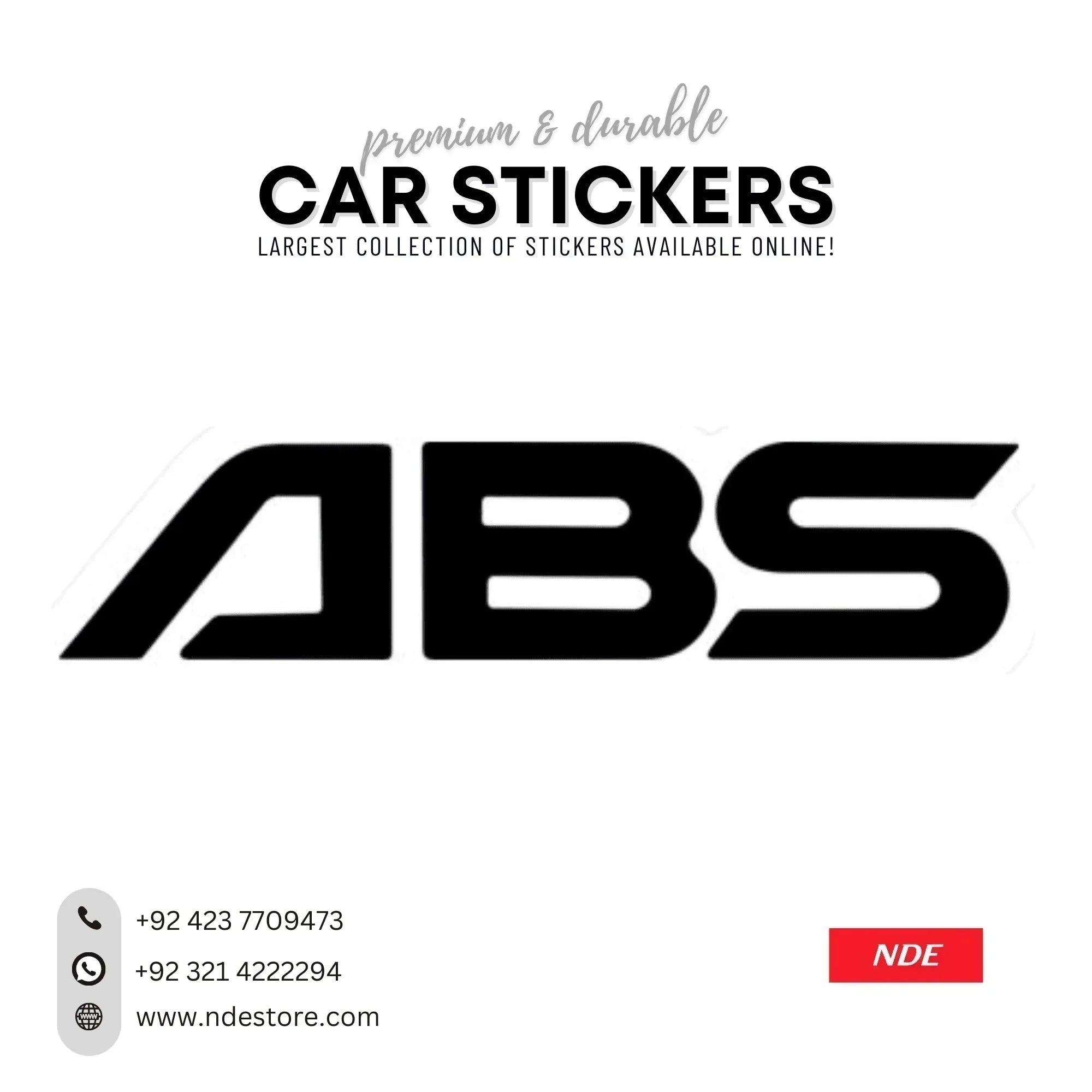 STICKER ABS – NDE STORE