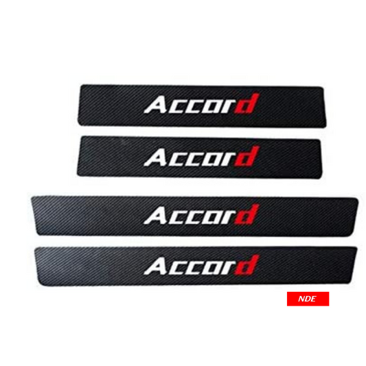 DOOR SILL AREA PROTECTION CARBON FIBER STICKER FOR HONDA ACCORD