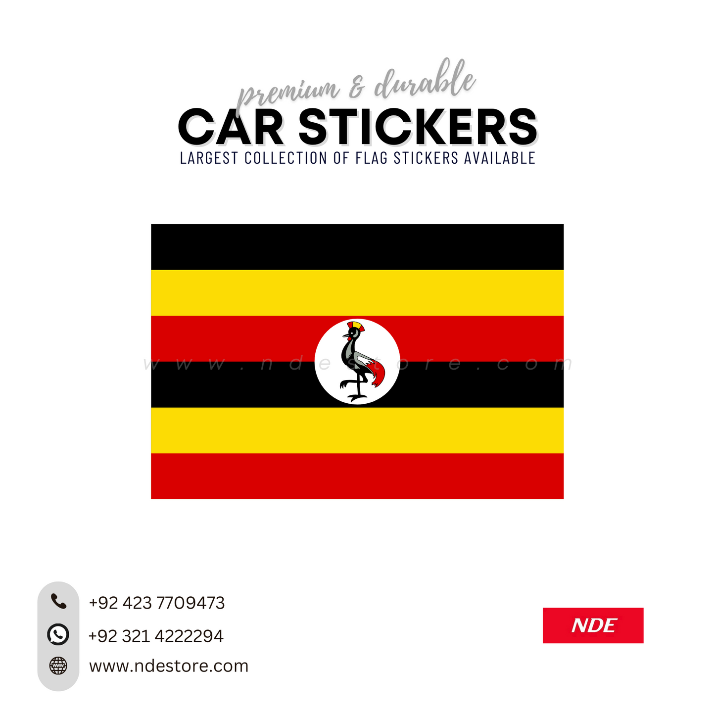 STICKER, AFRICAN COUNTRIES FLAG