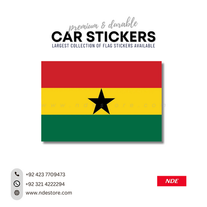 STICKER, AFRICAN COUNTRIES FLAG
