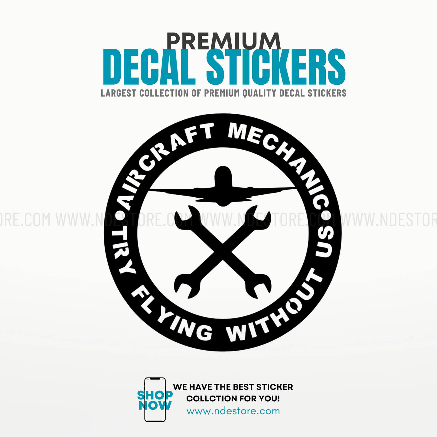 STICKER AIRCRAFT MECHANIC