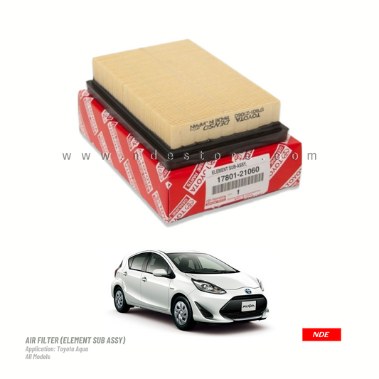 AIR FILTER ELEMENT GENUINE FOR TOYOTA AQUA (TOYOTA GENUINE PART)