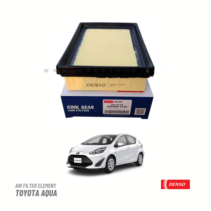 AIR FILTER ELEMENT DENSO FOR TOYOTA AQUA (ALL MODELS) - ndestore.com