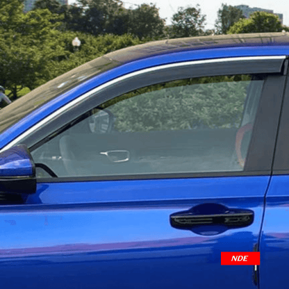 AIR PRESS BLACK TINTED DOOR WINDOW VISOR FOR TOYOTA COROLLA (2008-2024) - ndestore.com