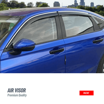 AIR PRESS BLACK TINTED DOOR WINDOW VISOR FOR TOYOTA PASSO - ndestore.com