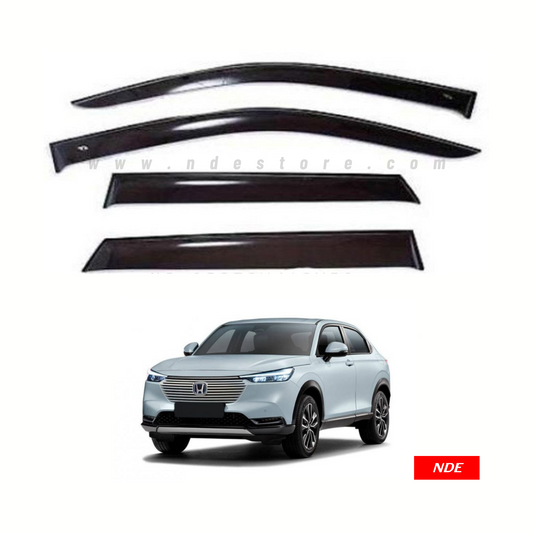 AIR PRESS BLACK TINTED DOOR WINDOW VISOR FOR HONDA HRV - TXR