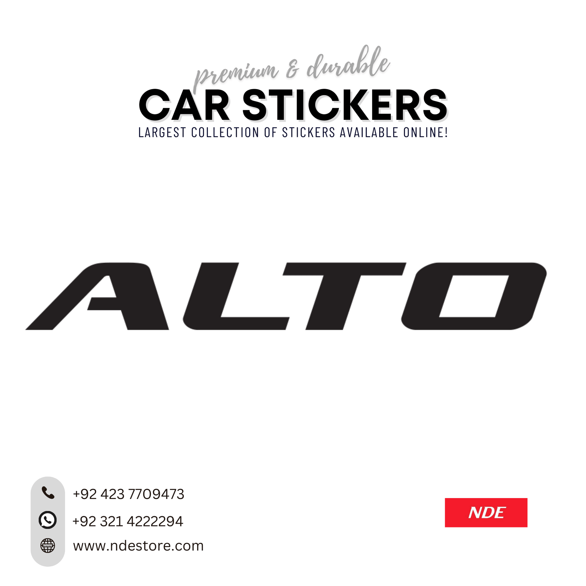 STICKER ALTO - ndestore.com