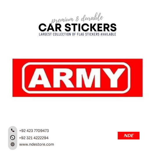 STICKER ARMY LOGO