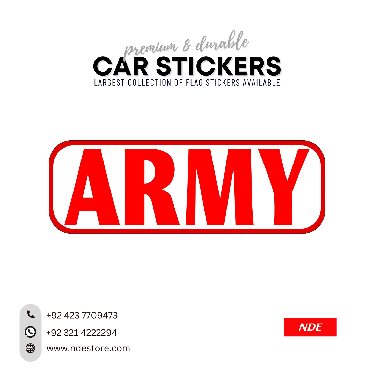 STICKER ARMY - ndestore.com