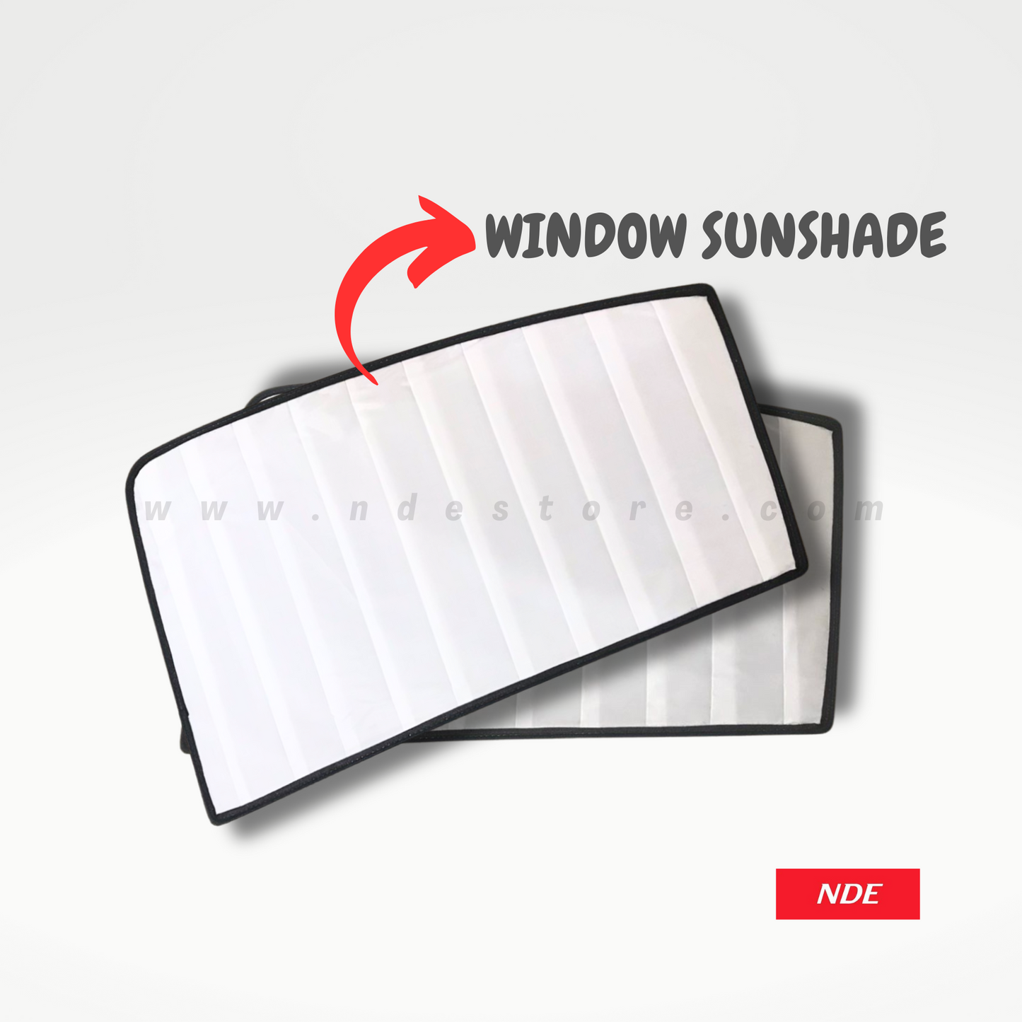 SUN SHADE WHITE WRINKLE FOR HONDA CIVIC (2006-2012) - ndestore.com