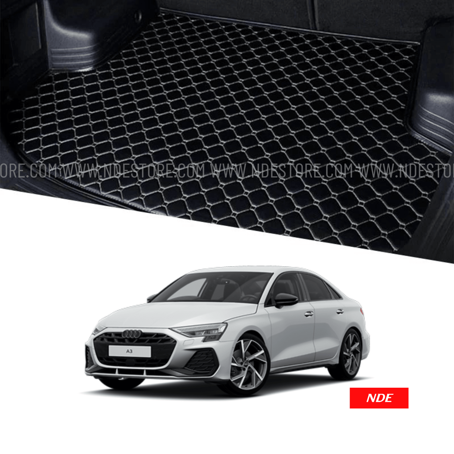 TRUNK FLOOR MAT 7D STYLE FOR AUDI A3