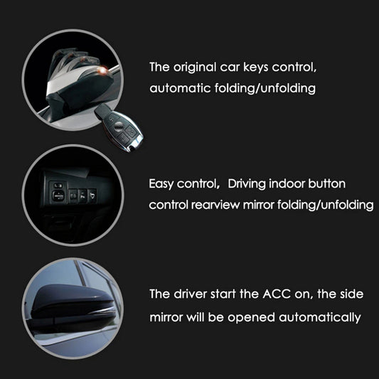 RETRACTABLE SIDE MIRROR MOTOR WITH MIRROR CLOSING KIT FOR TOYOTA COROLLA (2014-2021)