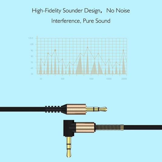 FAST AUX CABLE L SHAPED SPRING TYPE 1.5 METER