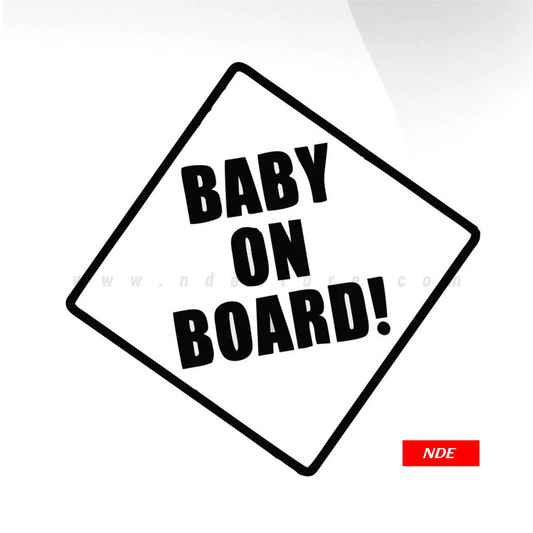 STICKER, BABY ON BOARD (SKU: B44896)