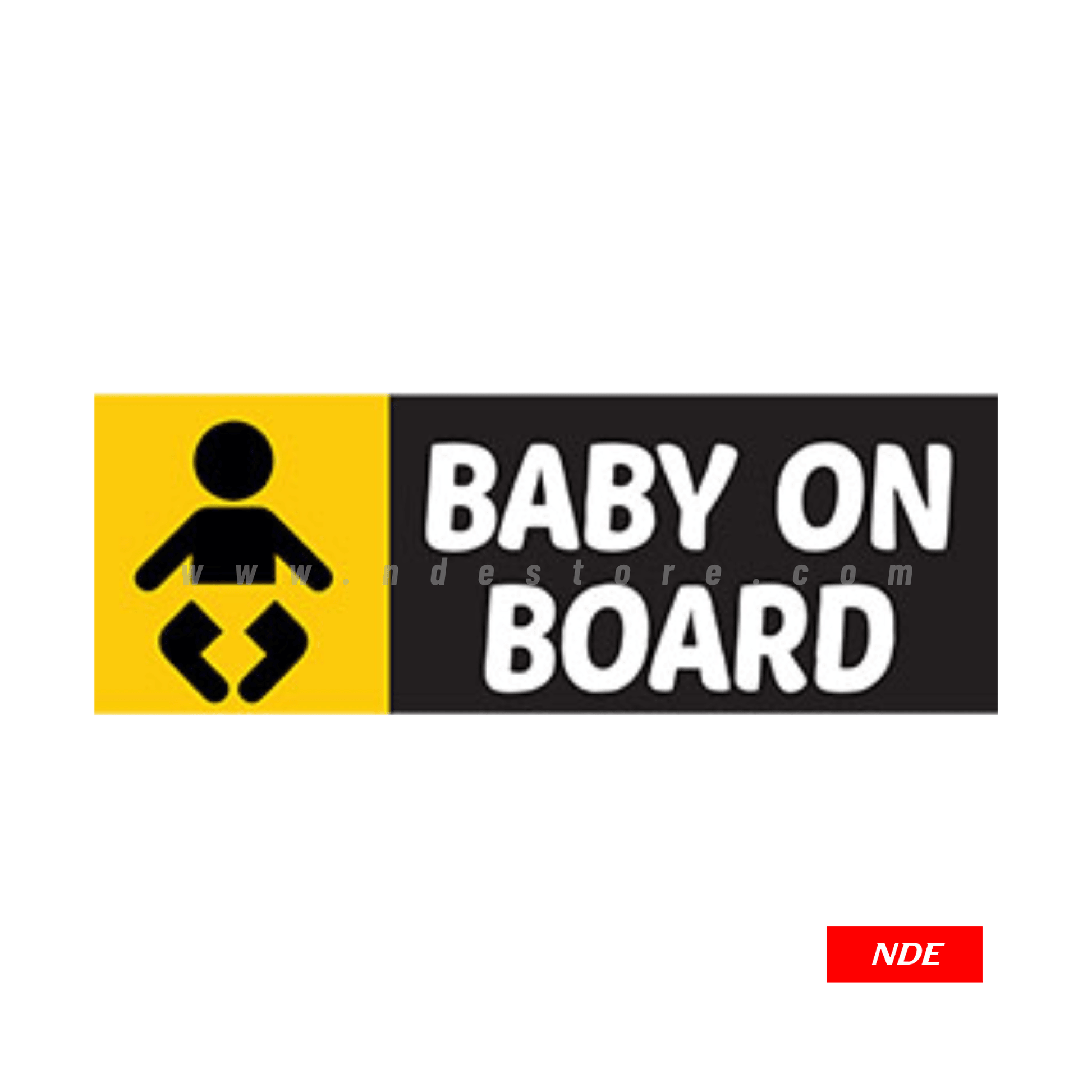 STICKER, BABY ON BOARD (SKU: B44897) - ndestore.com