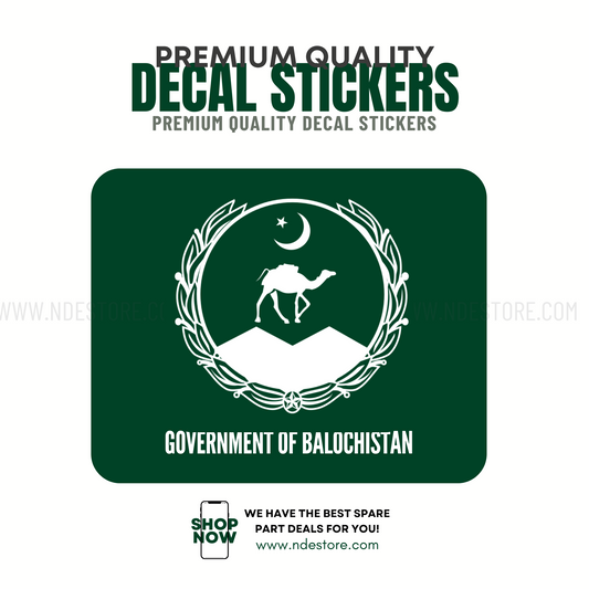 STICKER GOVERNEMNT OF BALOCHISTAN