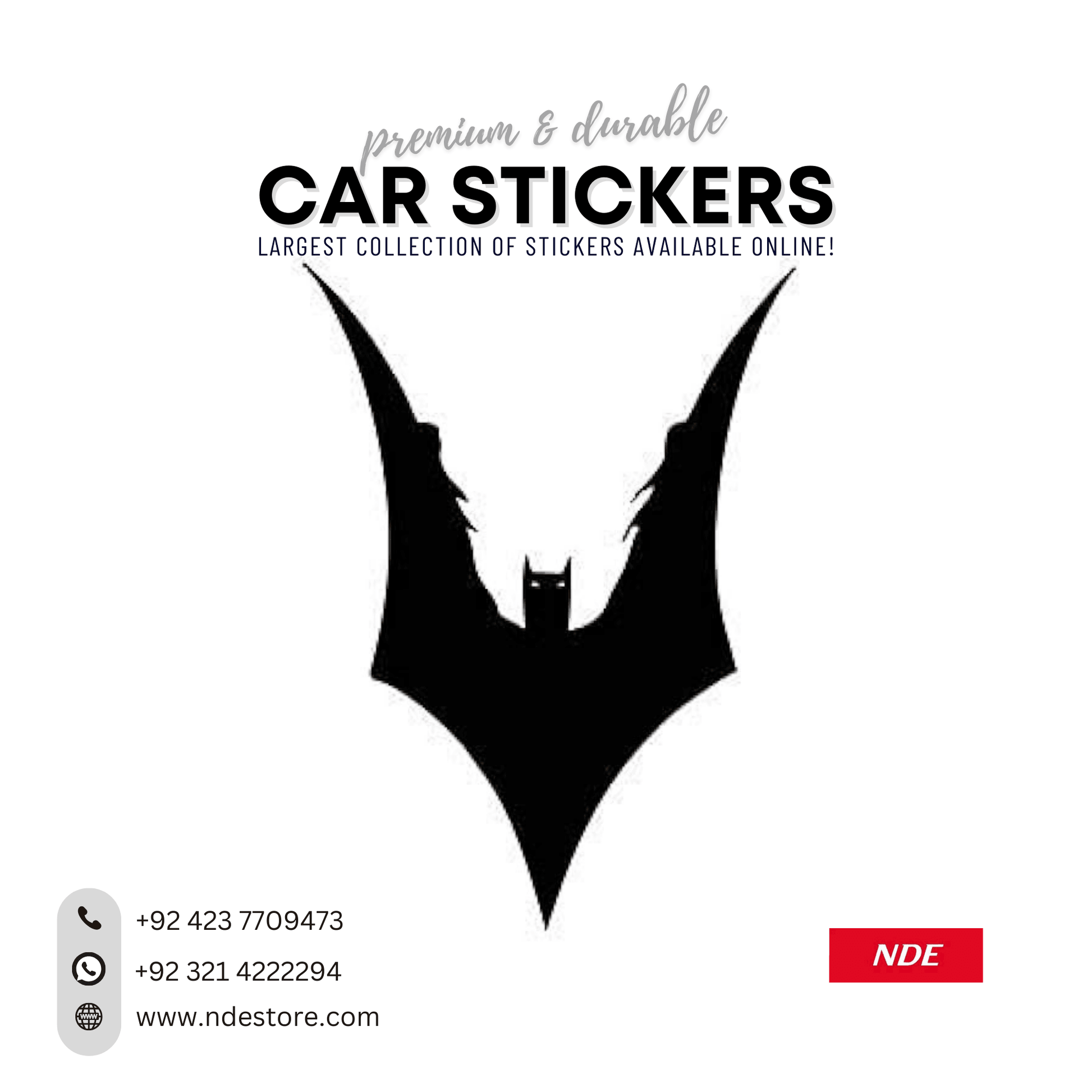 STICKER BATMAN LOGO DESIGN - ndestore.com