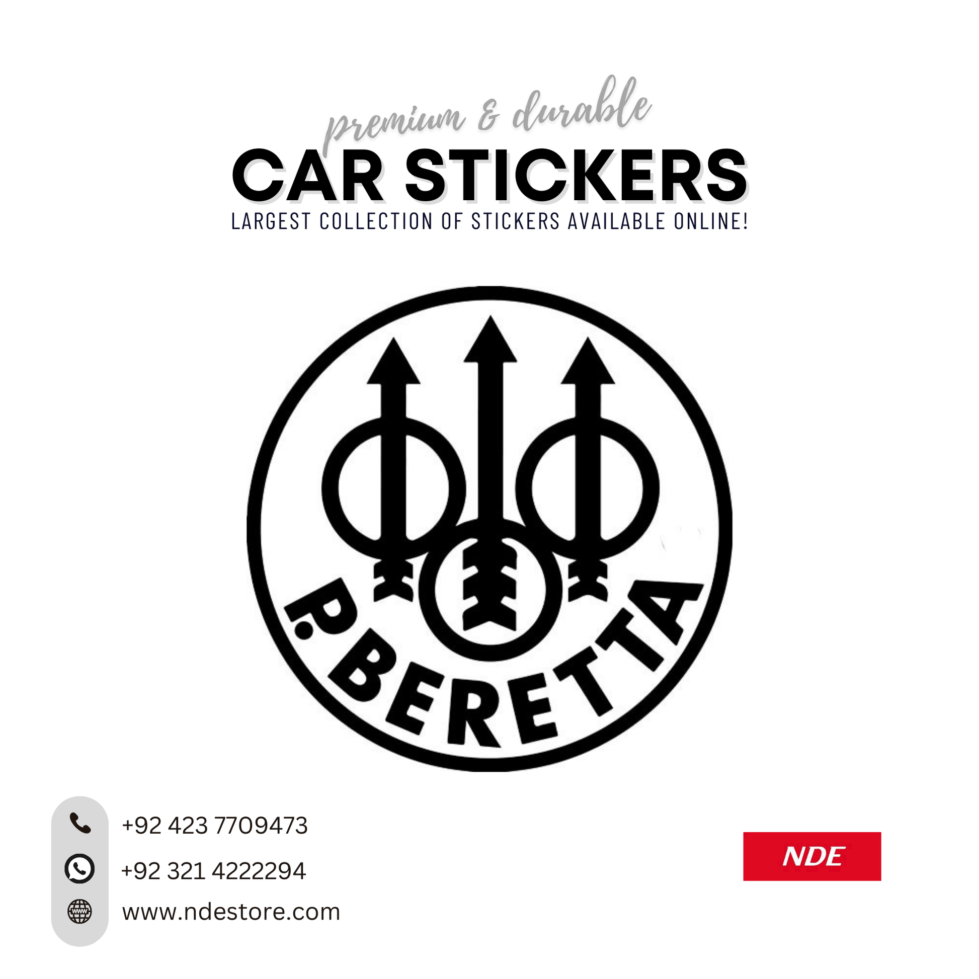 STICKER P.BERETTA - ndestore.com