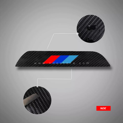 DOOR SILL AREA PROTECTION CARBON FIBER STICKER FOR BMW - ndestore.com