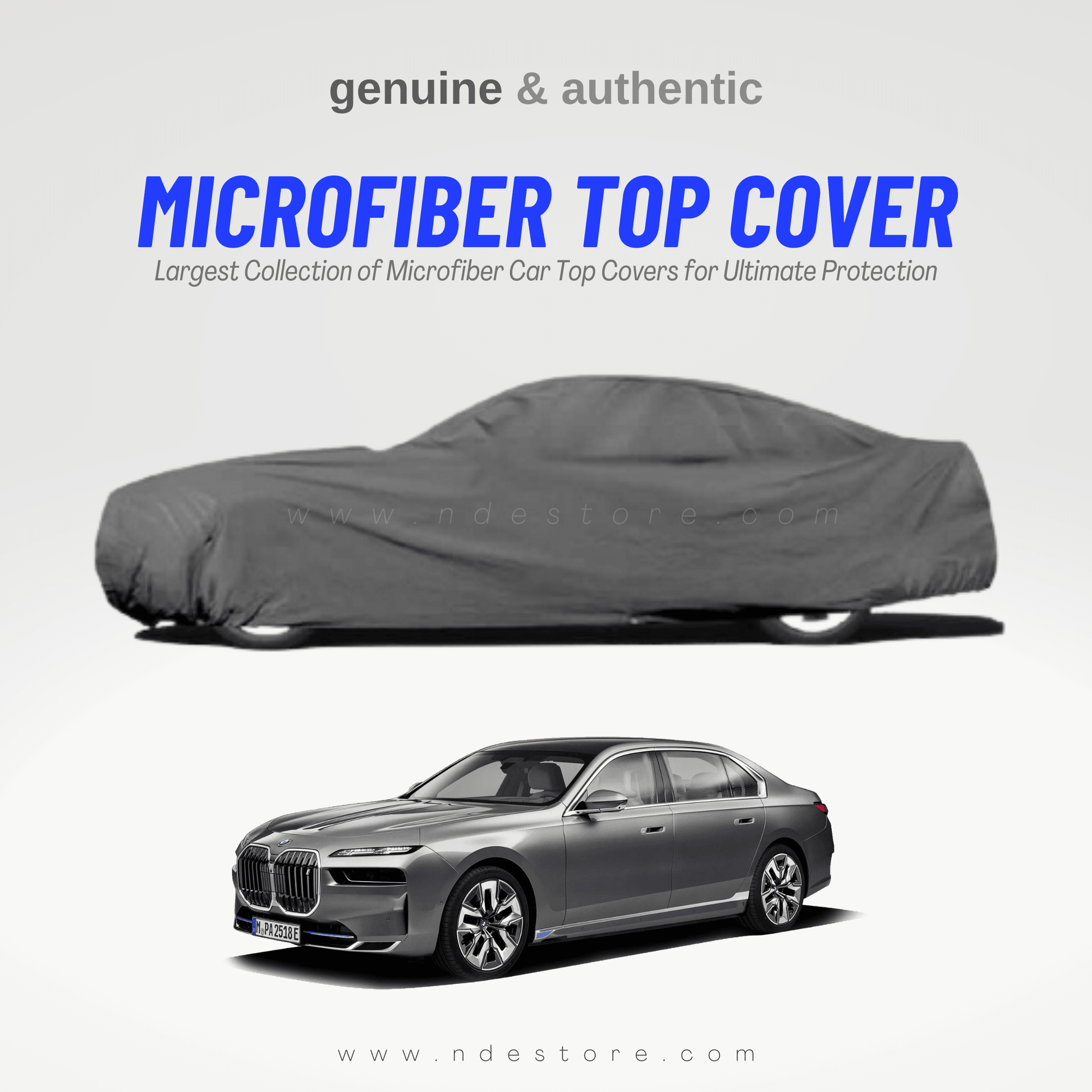 TOP COVER MICROFIBER FOR BMW i7 - ndestore.com