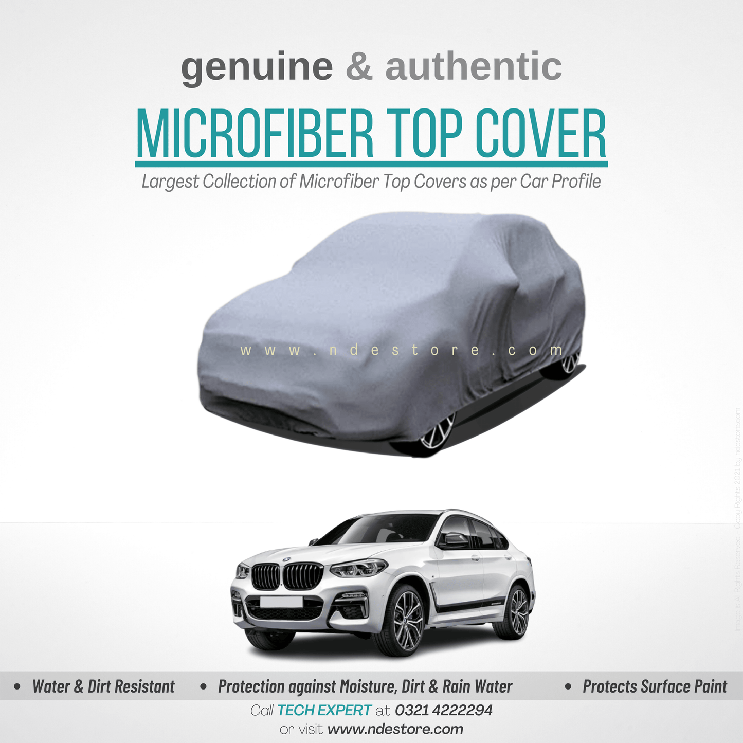 TOP COVER MICROFIBER FOR BMW X SERIES - ndestore.com