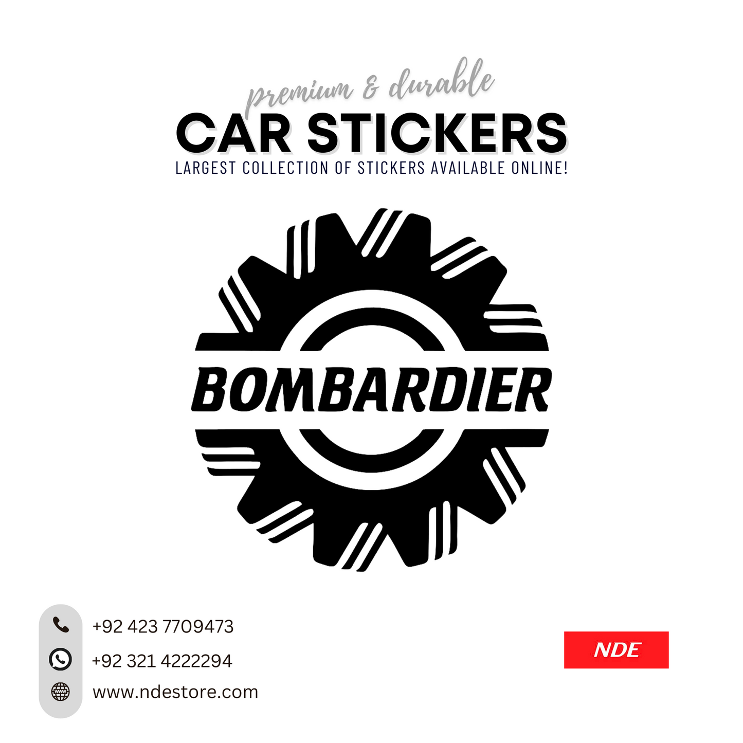 STICKER BOMBARDIER