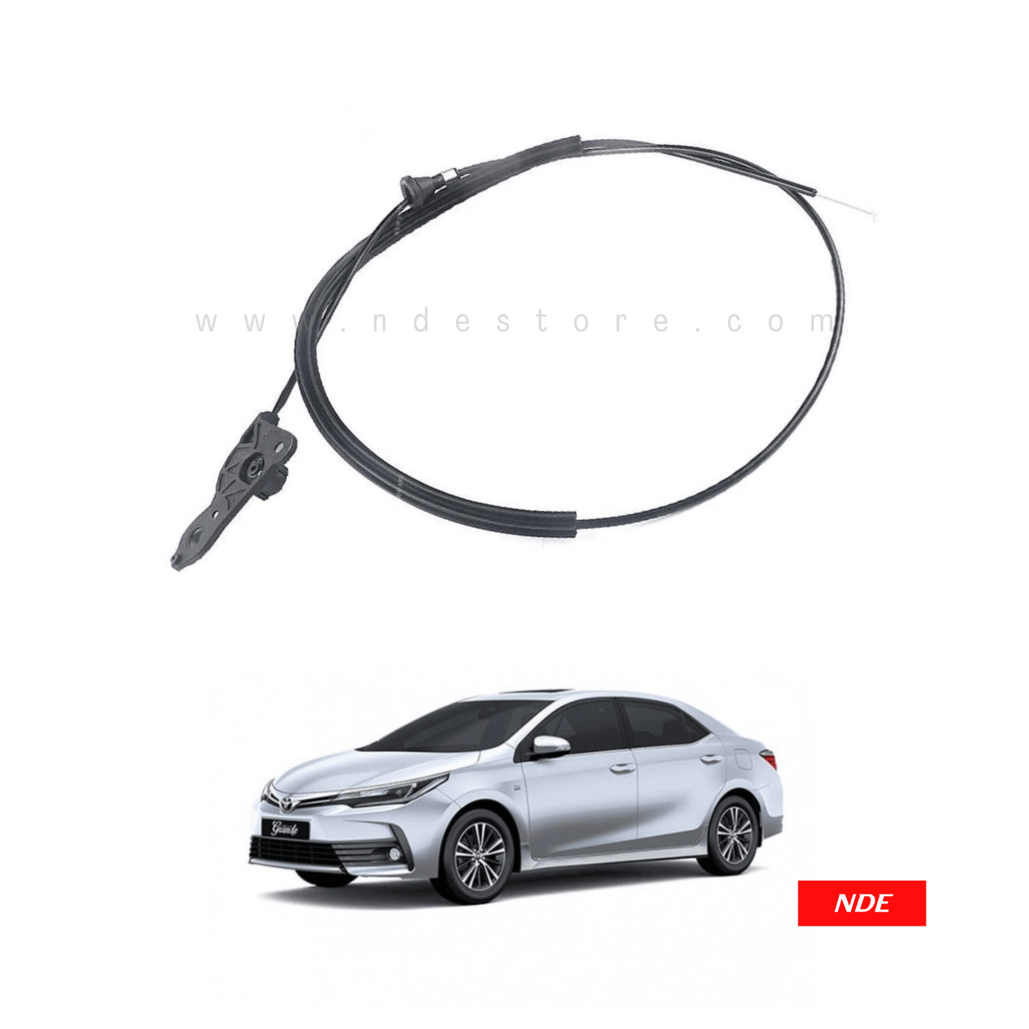 CABLE ASSY, BONNET HOOD FOR TOYOTA COROLLA (2008-2020) - ndestore.com