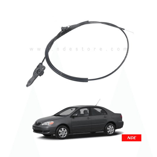 CABLE ASSY, BONNET HOOD FOR TOYOTA COROLLA (2002-2008) - ndestore.com