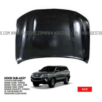 BONNET HOOD ASSY FOR TOYOTA FORTUNER (2013-2016)