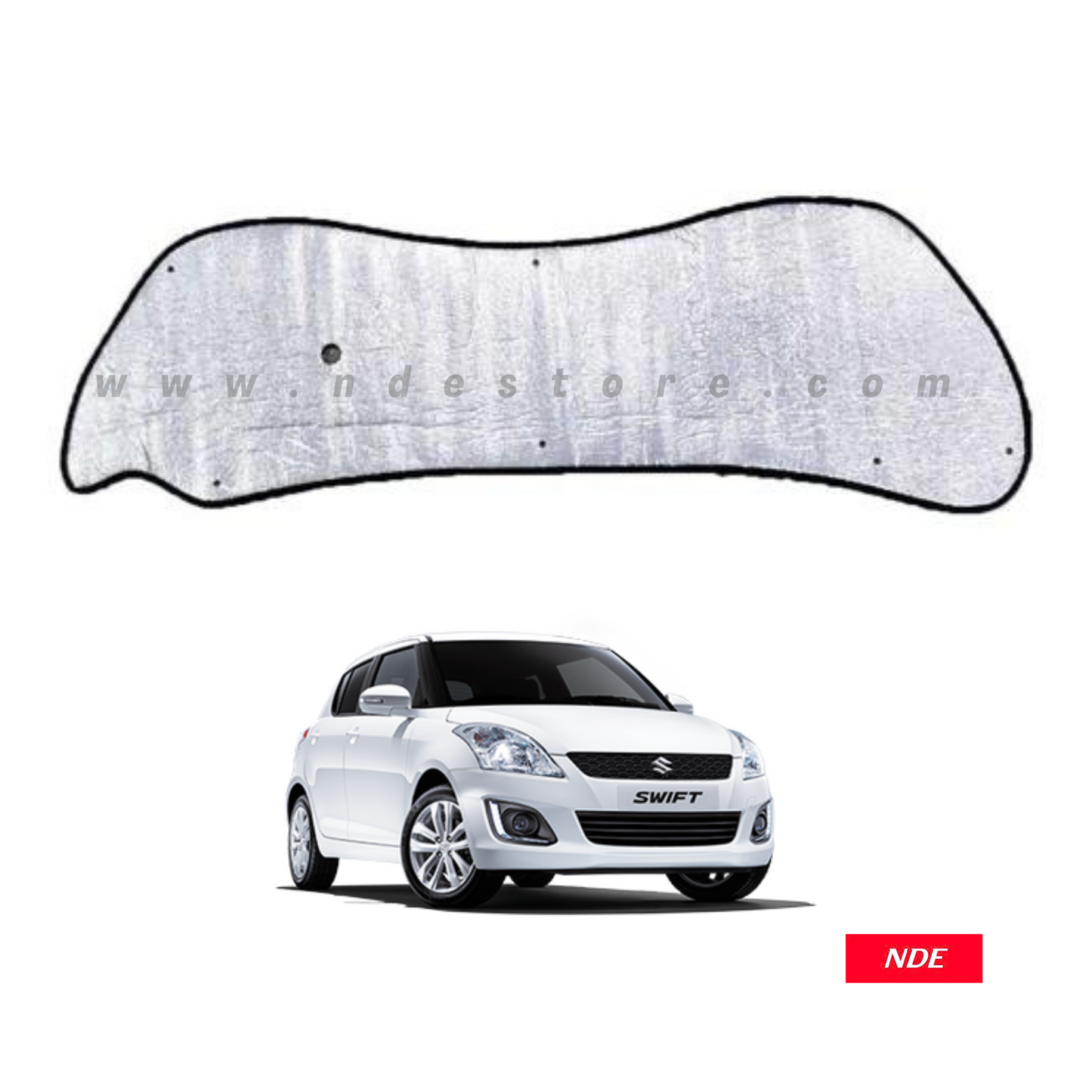 BONNET INSULATOR ALUMINUM COVER FOR SUZUKI SWIFT (2008-2018) - ndestore.com